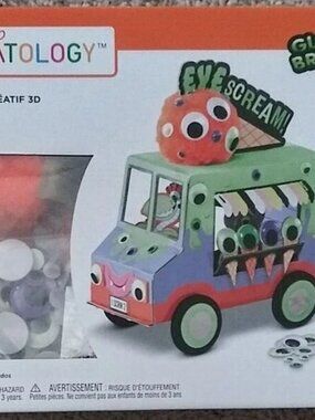 Halloween Eyescream Kid Craft Kit New By Creatology